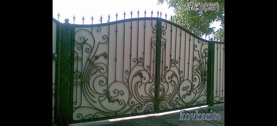 кованые ворота на заказ в москве №31